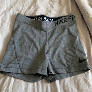 nike grey spandex